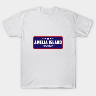 Amelia Island Florida Tropical Beach Surfing Surf  Vacation FL T-Shirt